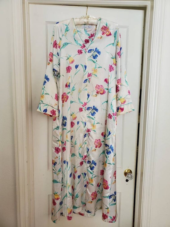 Vintage Christian Dior Dressing Robe | Loungewear | V… - Gem