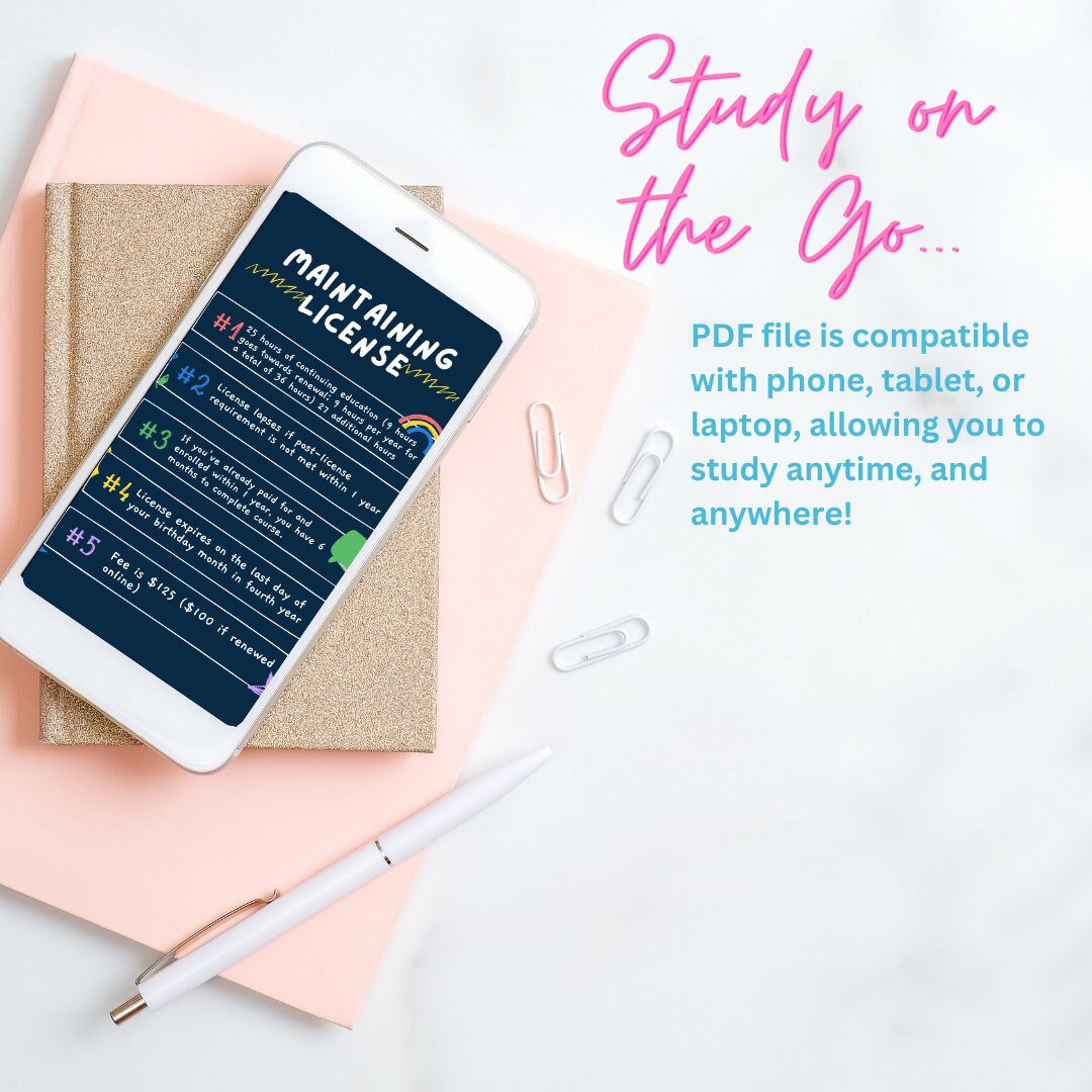 State Real Estate Exam Study Guide Etsy