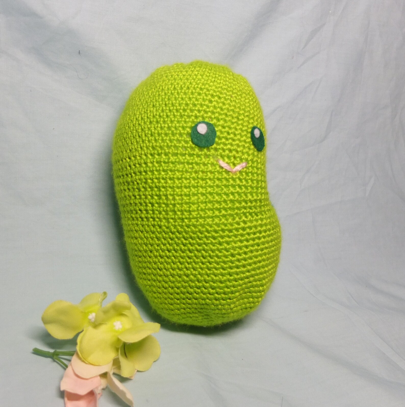 Amigurumi Bean Plushie Giant Handmade Crochet Bean Plush Toy - Etsy