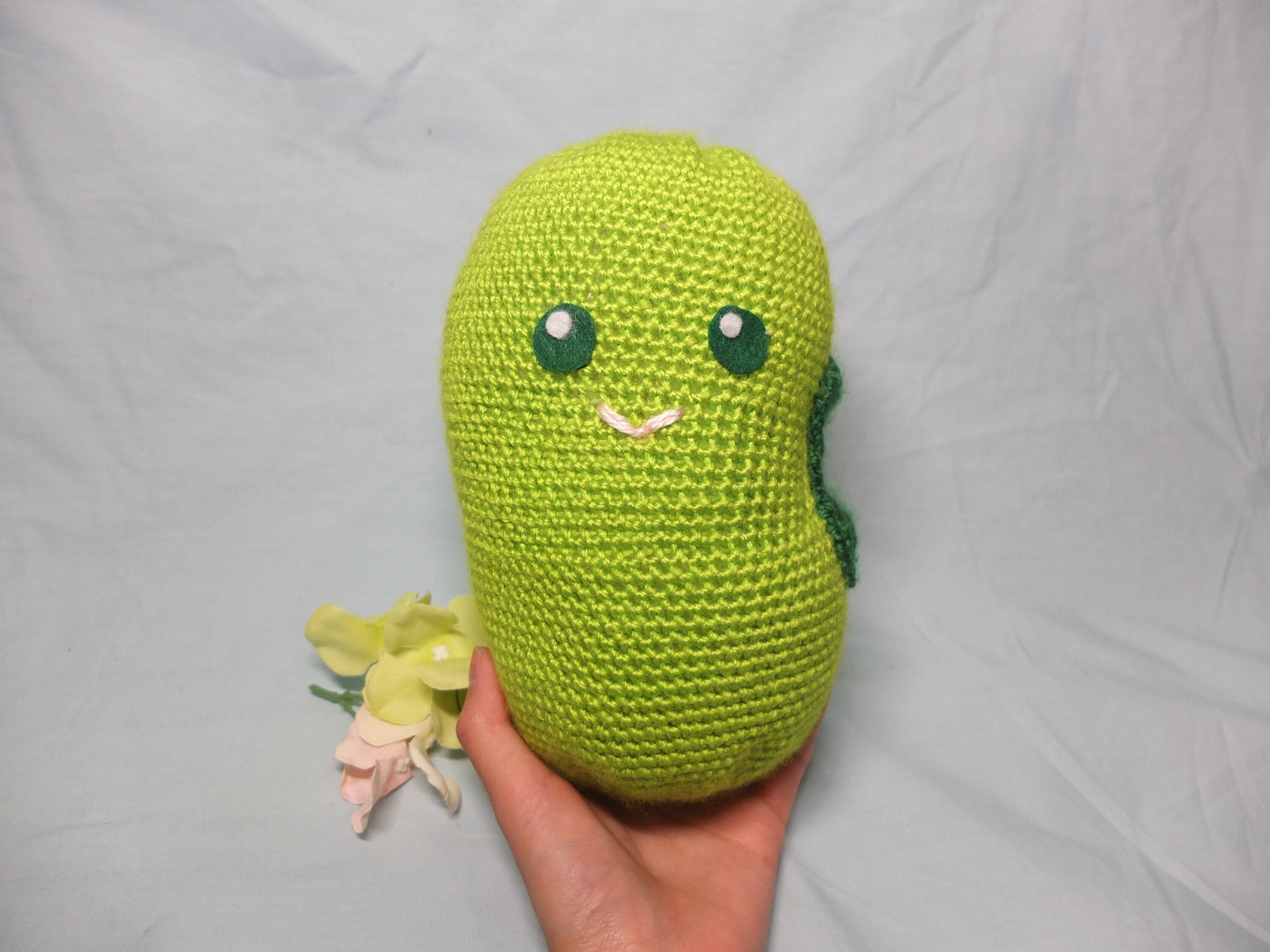 Amigurumi Bean Plushie Giant Handmade Crochet Bean Plush Toy | Etsy