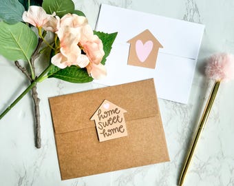 Home Sweet Home Sticker: Realtor Marketing Envelope Seals