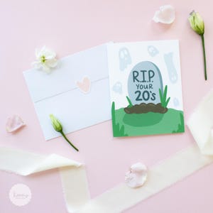 Funny Milestone Birthday Card: RIP Your [Age] - Personalized