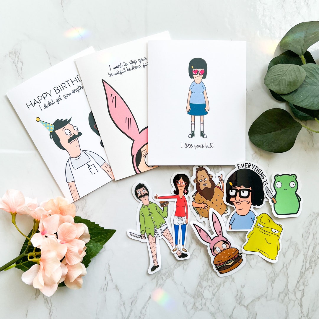 Bobs Burgers Greeting Card amp Sticker - Il 1080xN.4760612742 Hmtq 