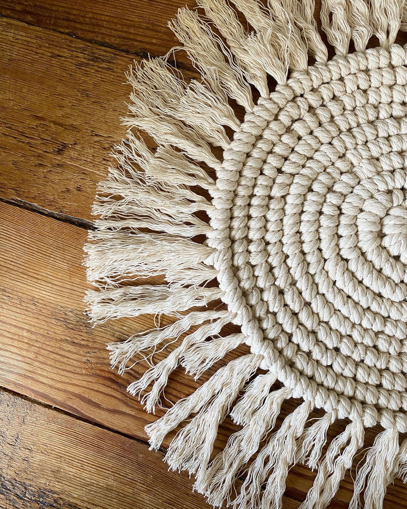 Macramé Placemat / Macramé Centrepiece Etsy