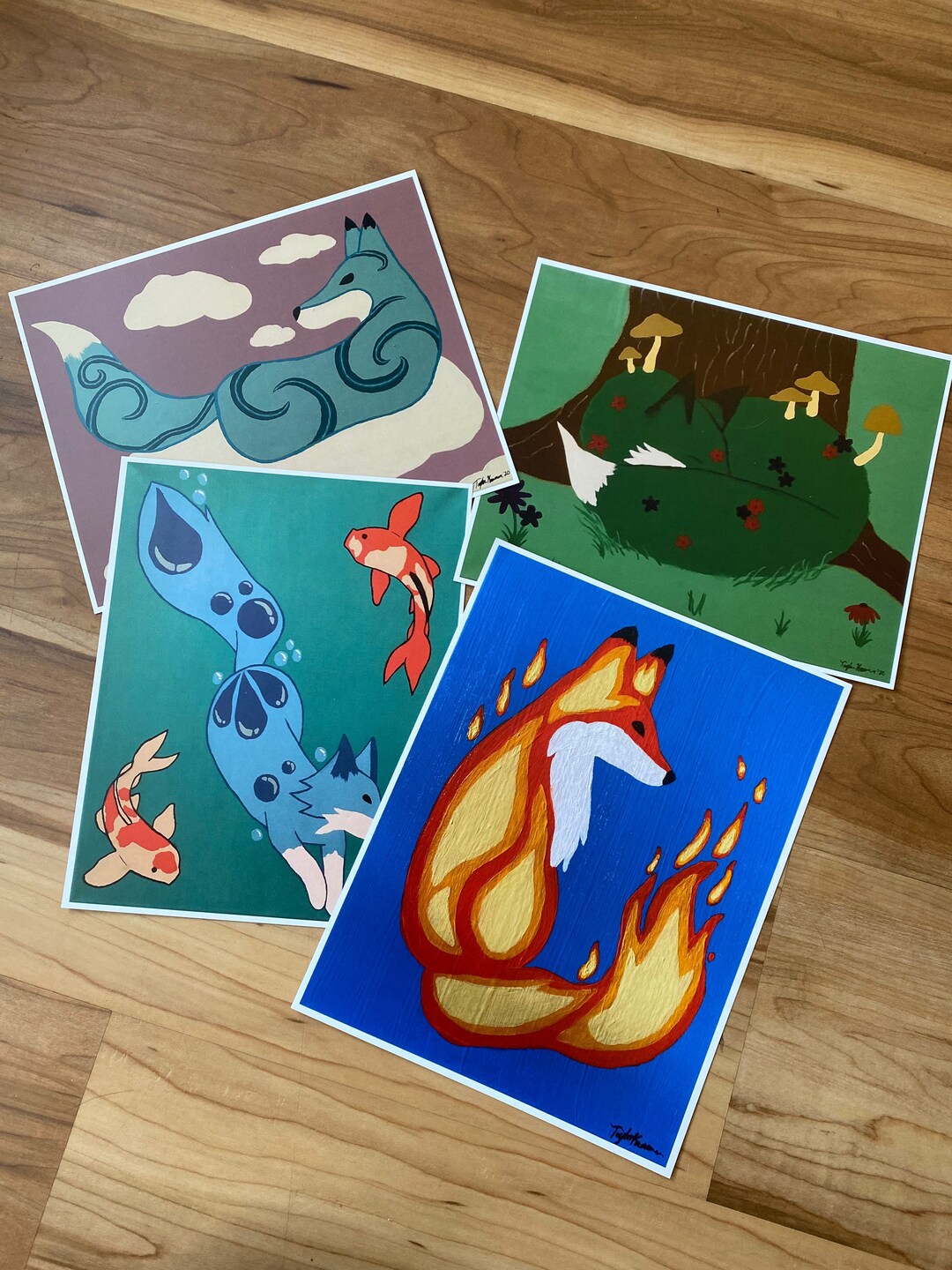 Element Foz Element Fox Prints - Etsy