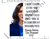 KAMALA HARRIS Png,Womens Empowerment,Custom Coffee ,Future is Female ,Vice President Harris ,Gifts for Women ,Gifts for Her- TY23