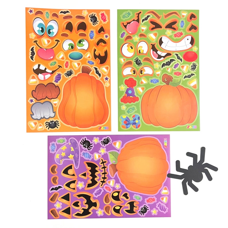 Halloween Craft Kit for Busy Kids Fun Fall Family Crafts With Pumpkins Ghosts Spiders Easy