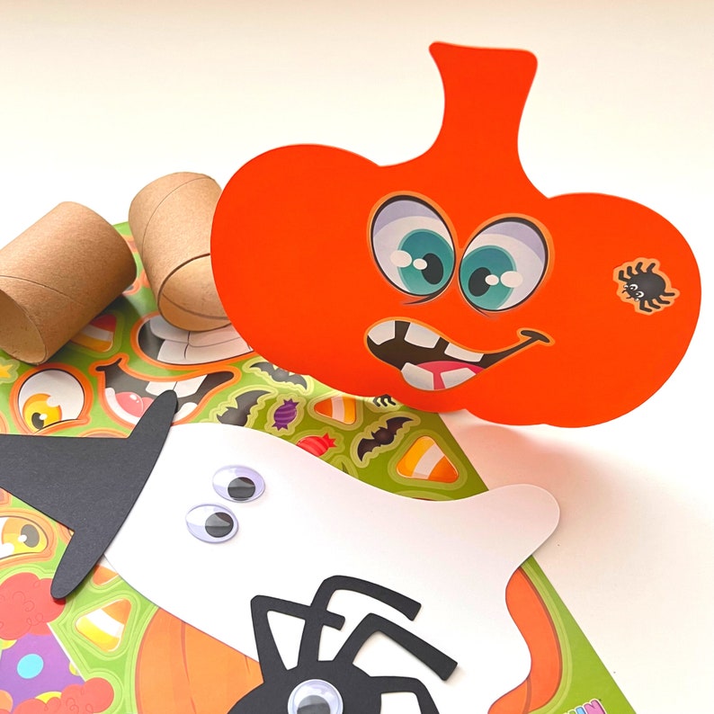 Halloween Craft Kit for Busy Kids Fun Fall Family Crafts With Pumpkins