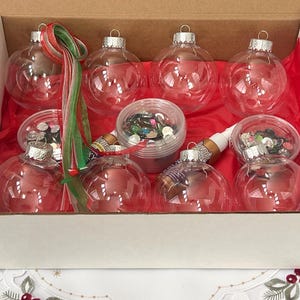 Easy DIY ornament Christmas craft for busy family holiday party activity ornament craft kids Christmas idea bright gem ornament holiday gift image 4