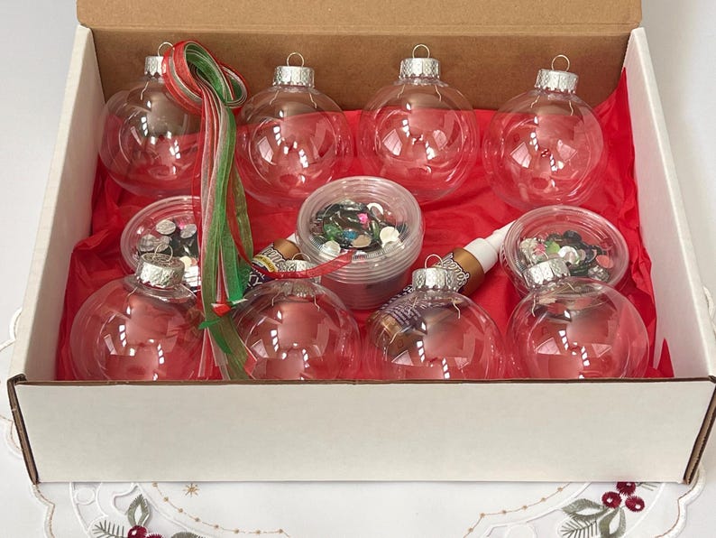 Easy DIY ornament Christmas craft for busy family holiday party activity ornament craft kids Christmas idea bright gem ornament holiday gift image 4