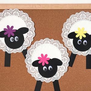 Easter Craft Kids Spring Baby Animal Craft Party Favor Baby Shower DIY ...