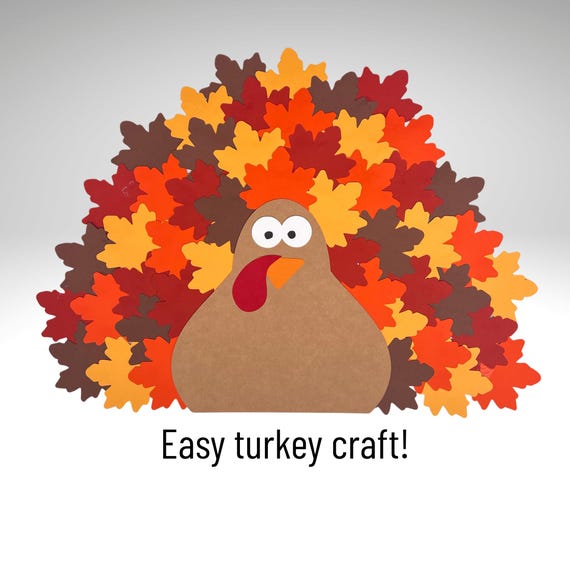 Thanksgiving turkey kid craft fall leaves DIY Thanksgiving decor fall kid activity busy family fall leaf craft Thanksgiving classroom party