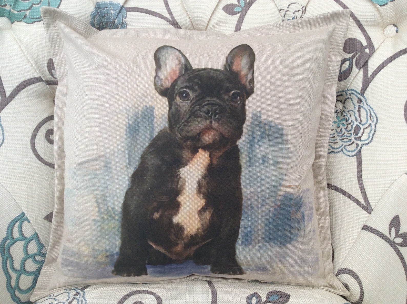 French Bulldog Animal Theme Luxury Cushion - Etsy