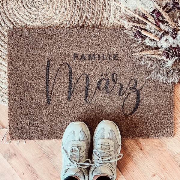 Personalized doormat