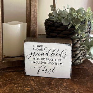 Grandparents day gift for grandparents sign gifts for grandma gift from grandkid gift for grandma birthday gift for grandpa birthday