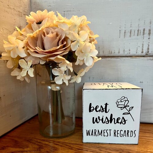 Schitts Creek Doormat/best Wishes Warmest Regards Etsy