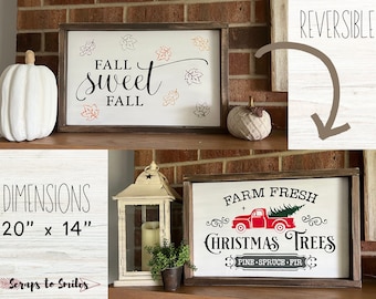 Fall decor signs fall farmhouse decor housewarming gift fall wood sign large sign for mantle modern farmhouse decor fall sweet fall leaves