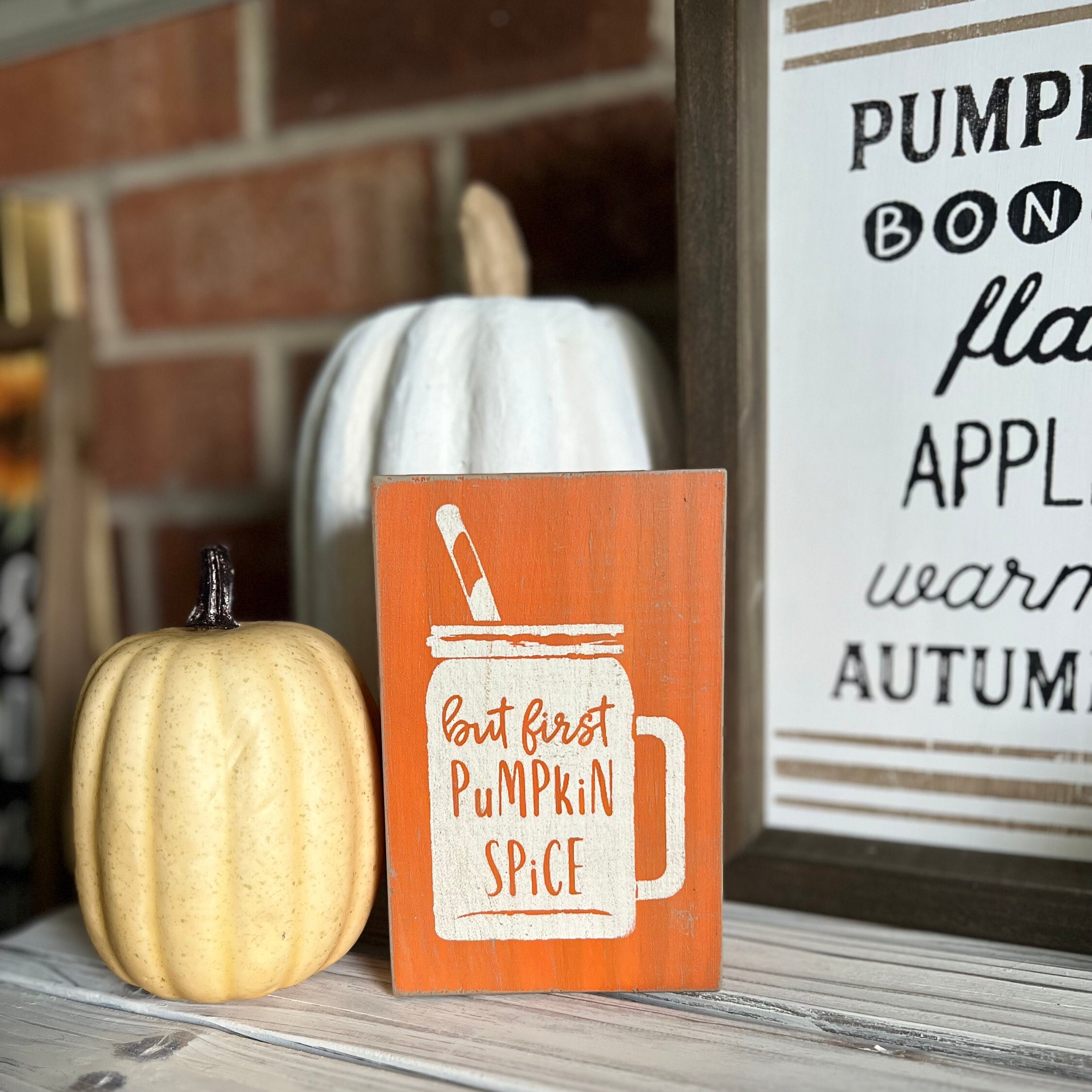 Pumpkin Spice Sign Fall Kitchen Sign Fall Kitchen Decor Fall Decor for ...