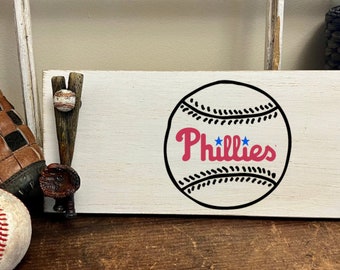 Philadelphia Phillies decor Baseball Gift Phillies baseball gift desk tray Gift for Phillies fan World Series