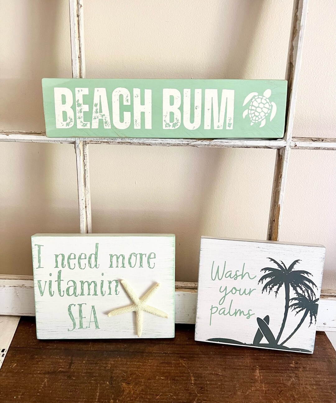 Bathroom Beach Set Bathroom Beach Wall Decor Bathroom Decor Beach Sign Wash Your Hands Airbnb