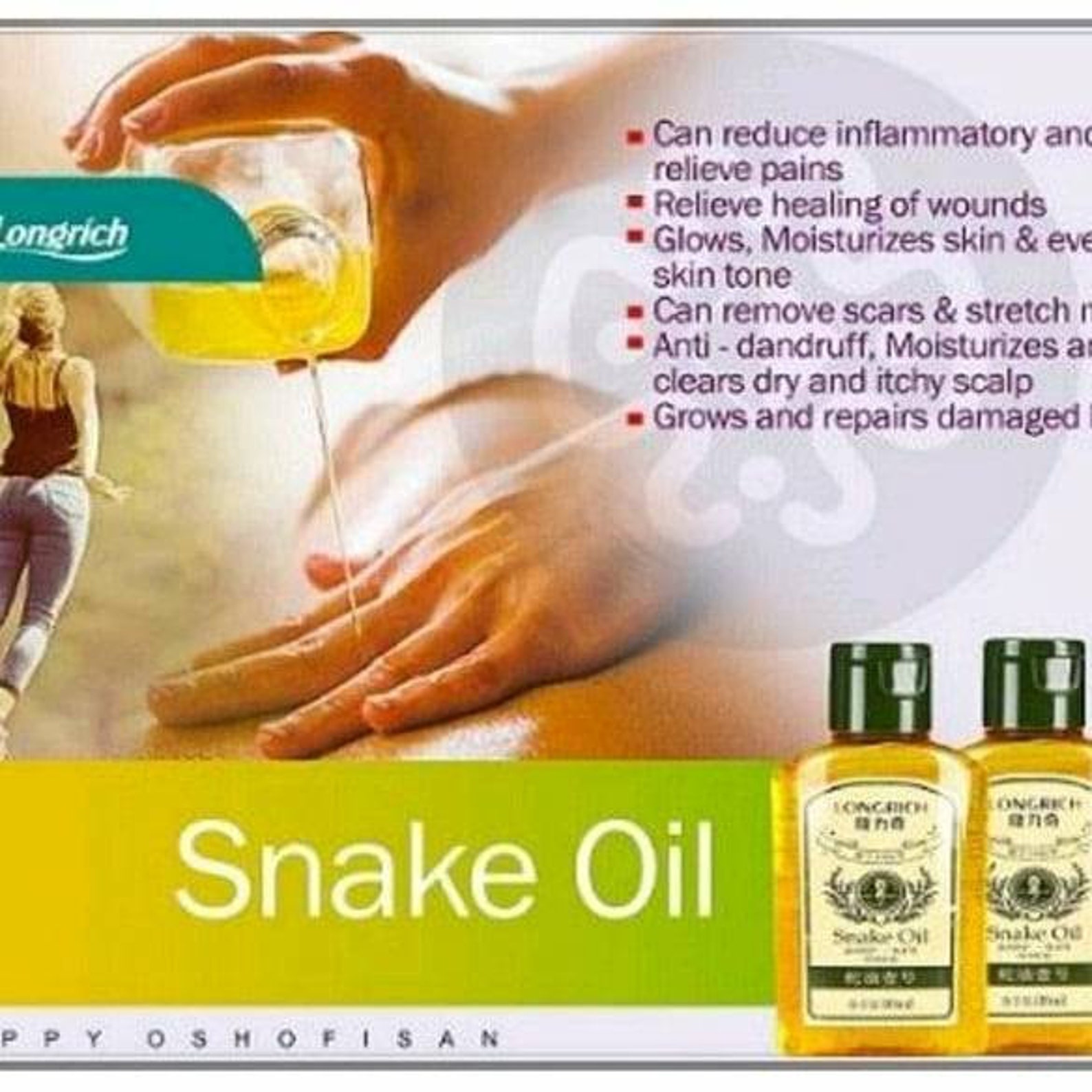 Longrich Essential Oil snake Oil Etsy