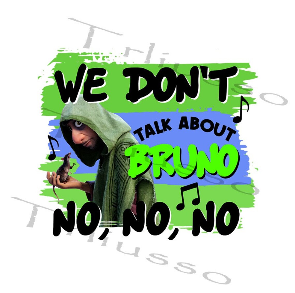 We Don't Talk About Bruno No No No Png Music Png Etsy