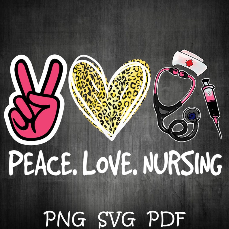 Download Nursing Png Stethoscope Instant Download Peace Love Nursing Svg Cute Nurse Png Digital File Nurse Day Svg Art Collectibles Digital Delage Com Br