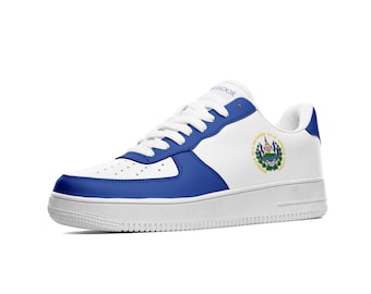 El Salvador Shoes for Men & Women | Custom El Salvador Gifts - Leather Sneakers