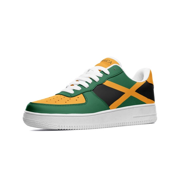 Custom Jamaica Shoes for Men & Women | Leather Jamaica Sneakers | Jamaica Flag Shoes