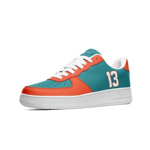 Miami Dolphins Shoes for Men & Women | Custom Leather Miami Dolphins Sneakers