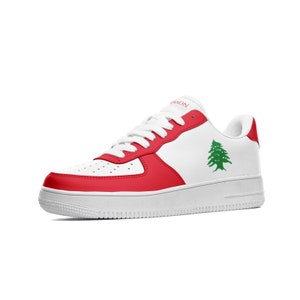 Lebanon Shoes for Men & Women | Lebanon Flag Sneakers | Lebanese Gifts