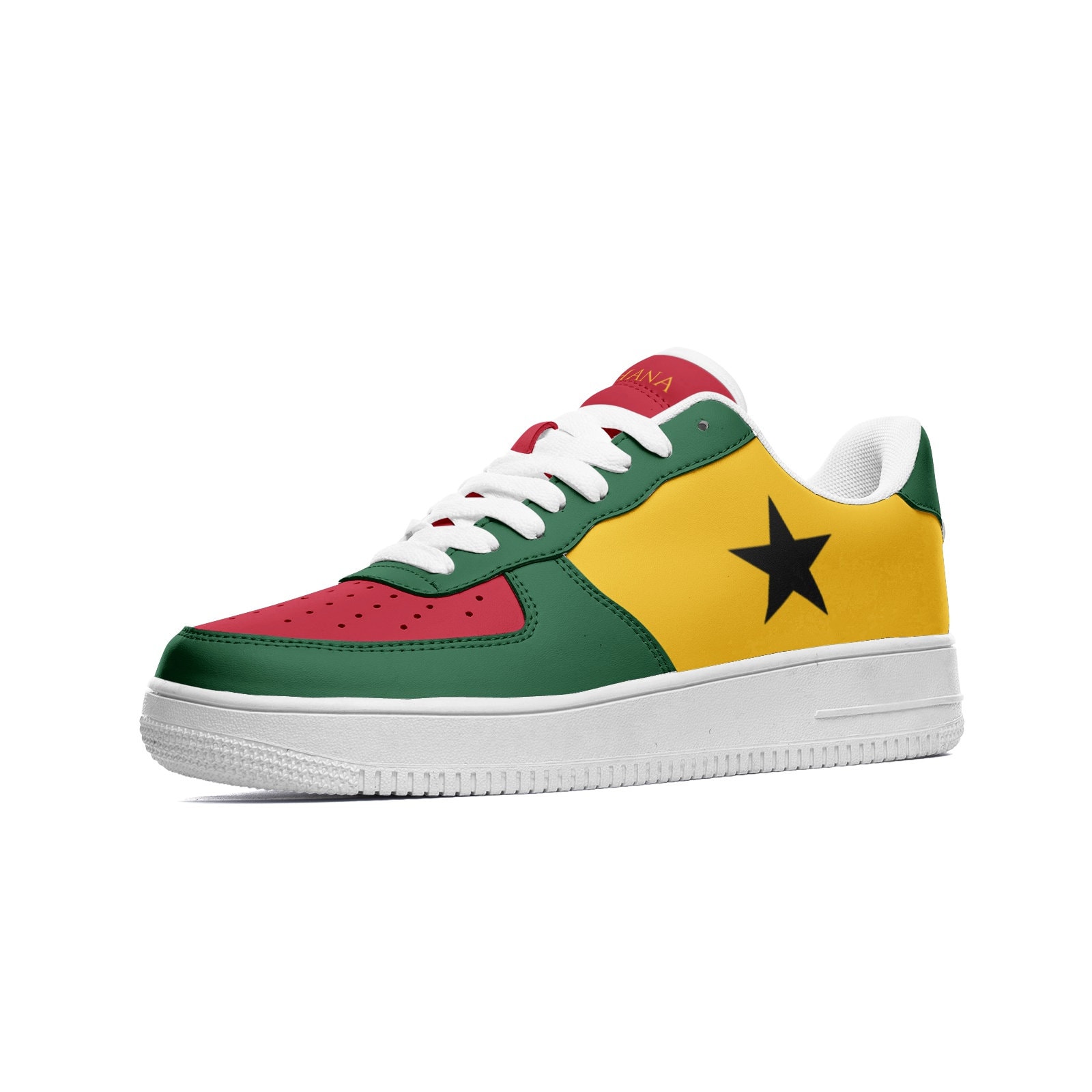 Ghana様 Ghana Flag Sneakers: Red, Gold, Green Africa Shoes - Etsy Israel