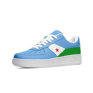 Djibouti Flag Shoes for Men & Women | Djiboutian Gifts for Him and Her | Djibouti Clothes