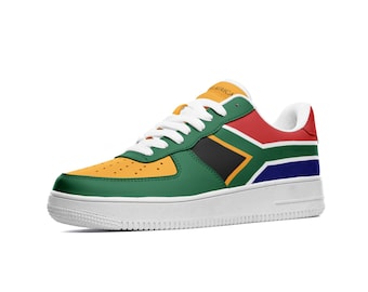South Africa Shoes | South Africa Gift | Custom South African Flag Sneakers for Men & Women