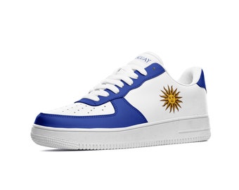 Uruguay Flag Sneakers: Custom Soccer Fan Shoes