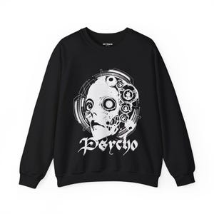 Psycho Tekno Unisex Crewneck Graphic Sweatshirt | Casual Comfort, Gift for Him/Her, Relaxed Wear, Everyday Style, Festival Style