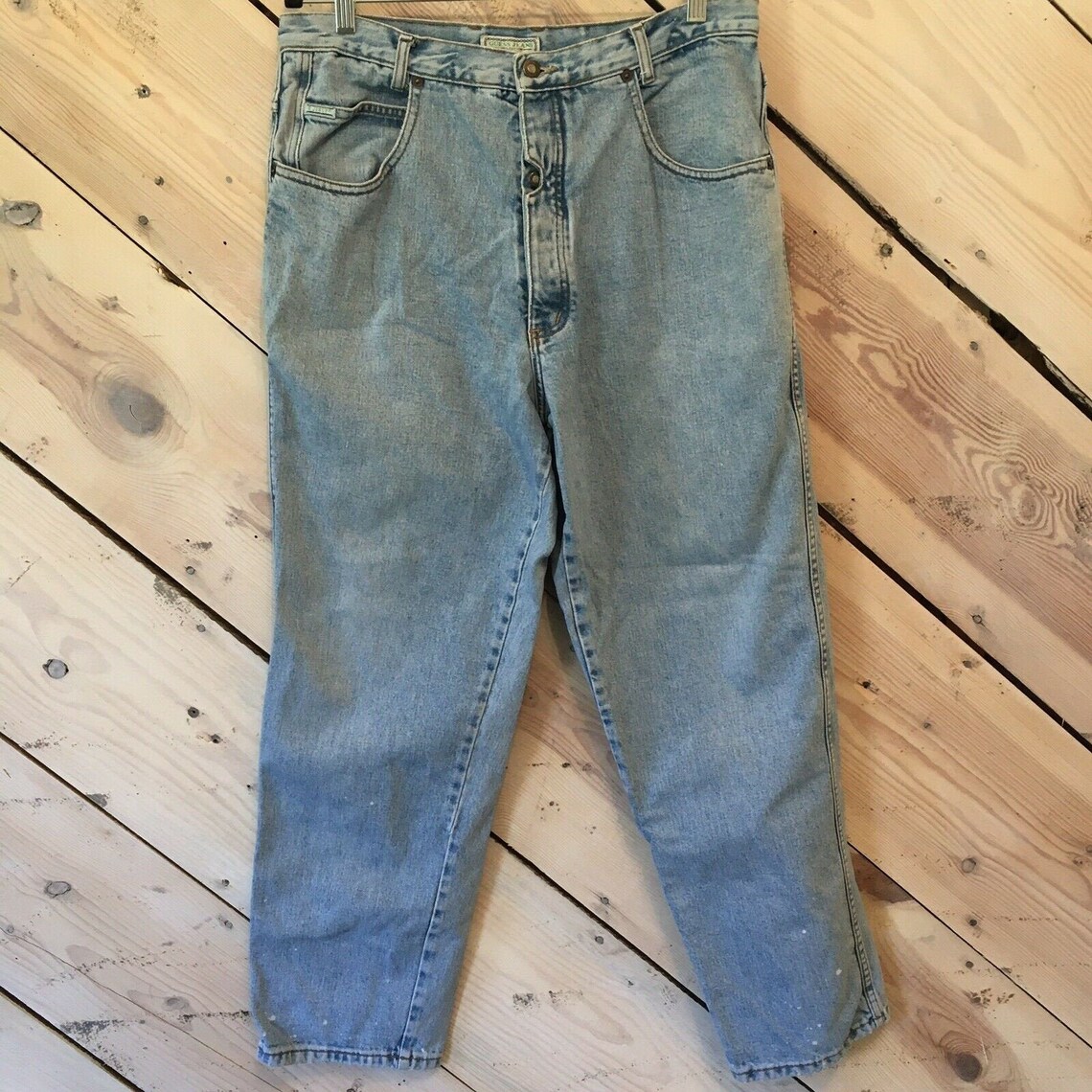 Vintage 80s Guess Jeans Mens Size 36x32 Patch Classic Etsy