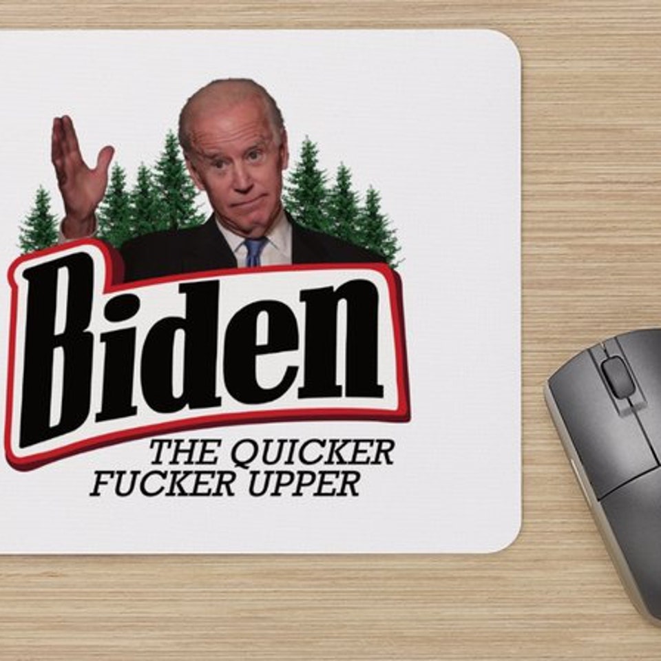Funny Biden Computer Mouse Pad