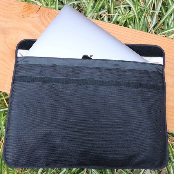 EMF/RF/RFID blocking Laptop sleeve, private portfolio made to Block radiation from laptop, phone 5G cellphones, faraday bag