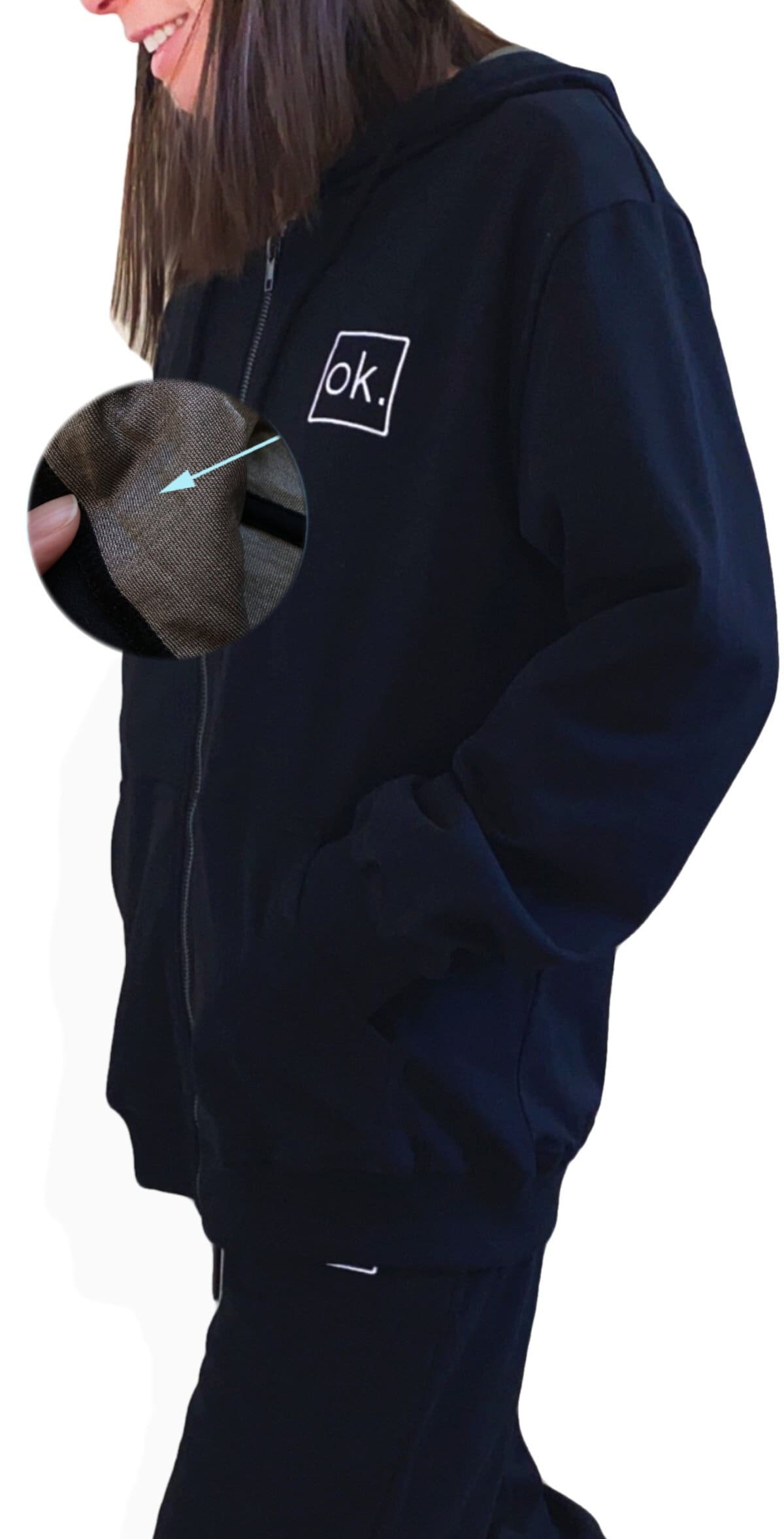 SHUNFENG-EU EMF Protection Men's Double Zip Hoodie, Anti-Radiation emf  Protection Clothing, Blocks RF Signals (Color : Grey, Size : XL) :  : Fashion