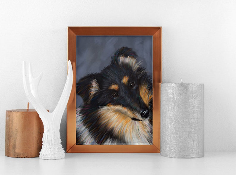 Your custom pet portrait! unframed!