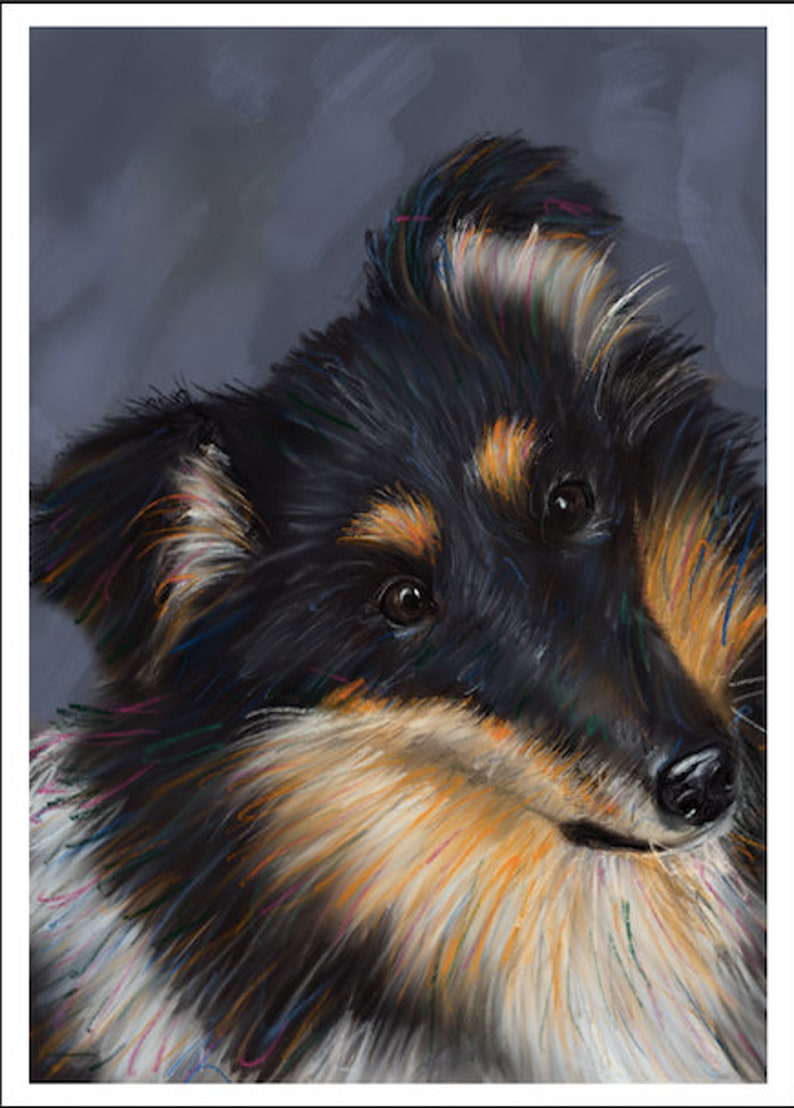 Your custom pet portrait! unframed!