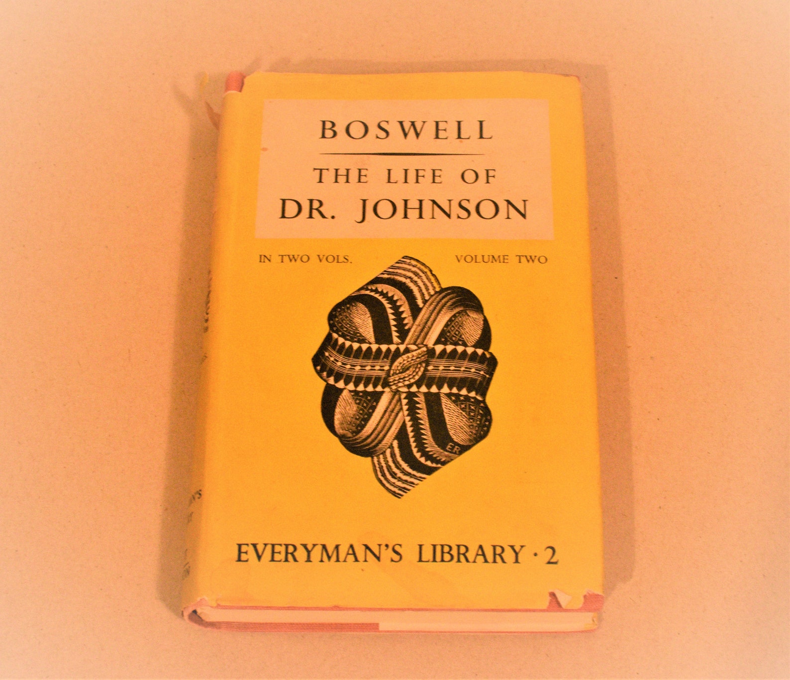 SALE Boswell Life of Dr. Johnson vol 2 Everyman lib. 1941 Etsy