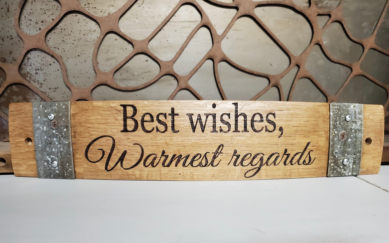 Best Wishes Warmest Regards Schitts Creek Themed Engraved Etsy
