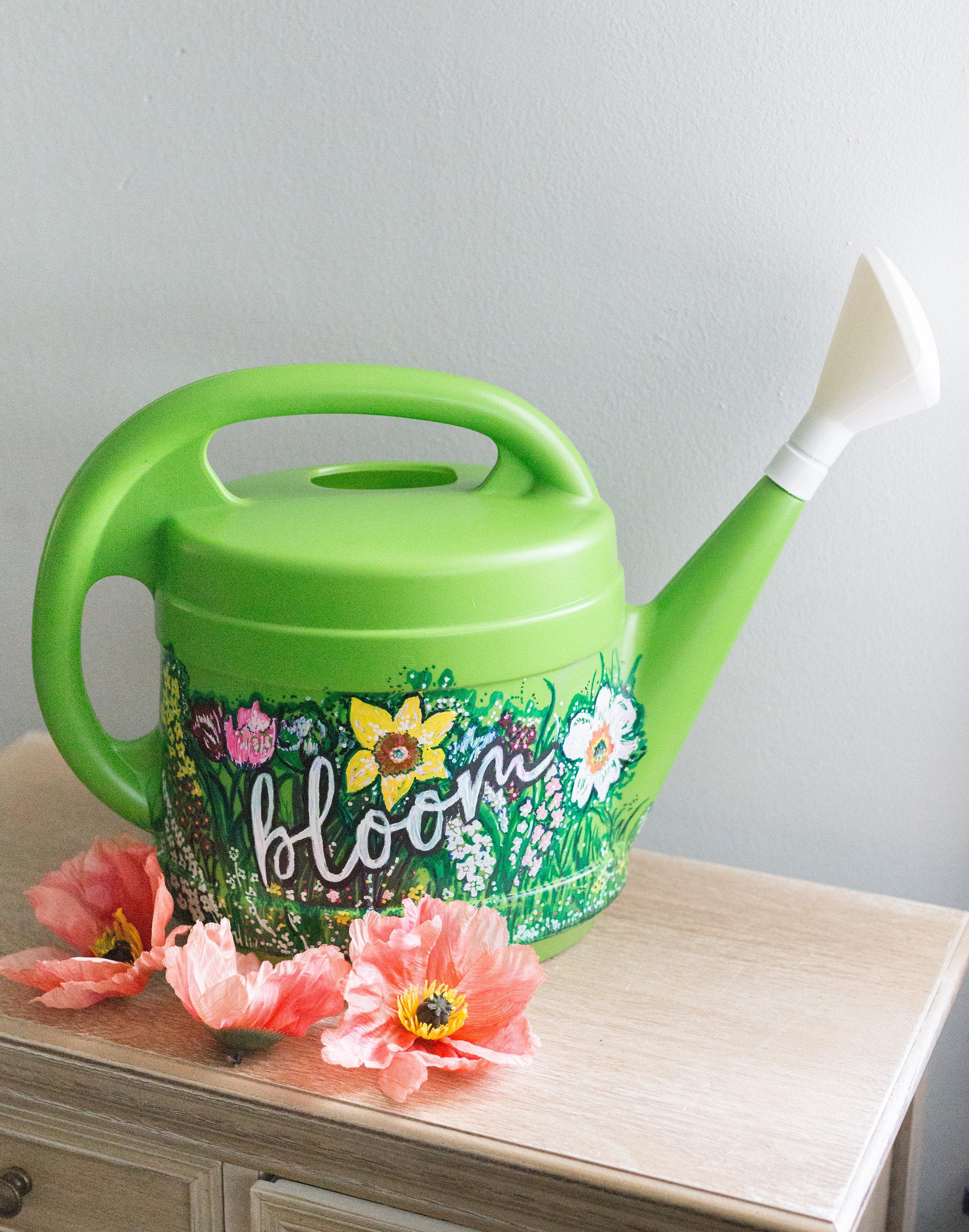 Floral Watering Can Gift for Grandma Mom Gift Gardener Etsy
