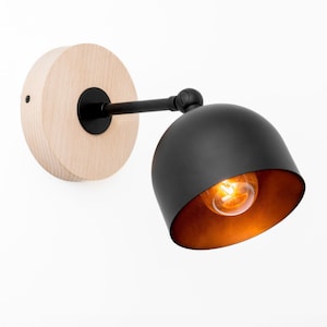 Articulating Sconce - Wood Sconce - Boho Lighting - Wall Sconce - Light Fixture - Model No. 6971