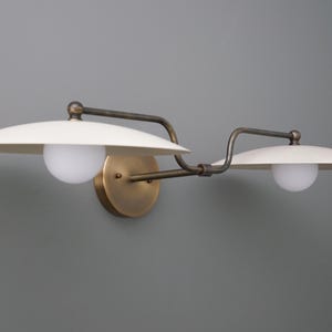 Vanity Light Light-Vanity Light-Bathroom Light-Brass Wall Sconce - Model No. 1110 image 2