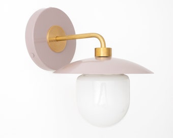 Mauve Sconce - Modern Lighting - Wall Sconce Light - Red Sconce - Wall Lighting - Model No. 7039
