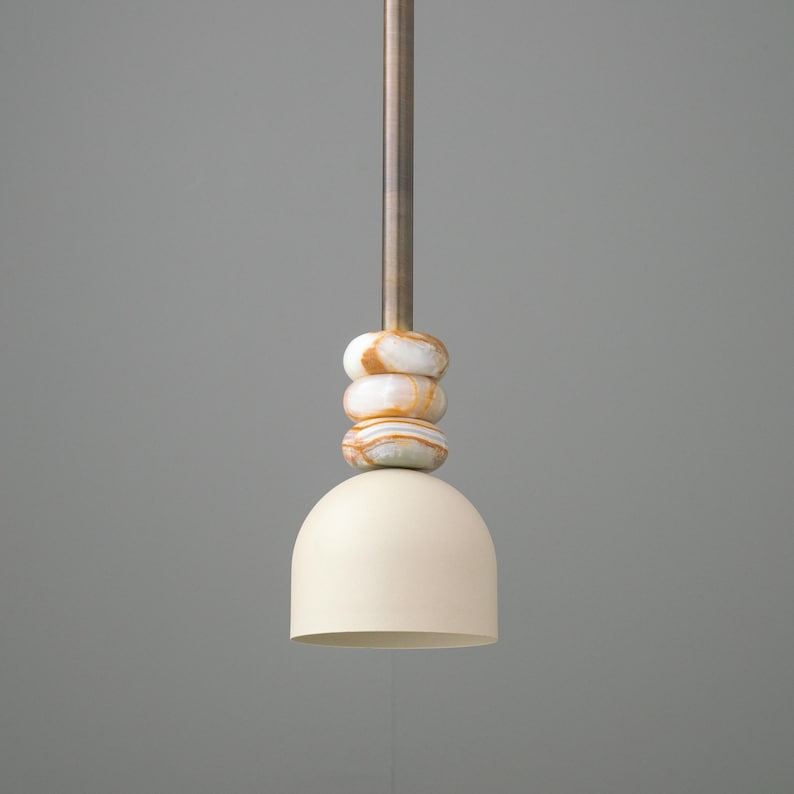 Pendant Light-Marble Pendant Light-Modern Ceiling Lamp - Model No. 9514 image 1