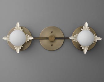 Vanity Light Light - Vanity Light - Bathroom Light - Brass Vanity - Model No. 1118